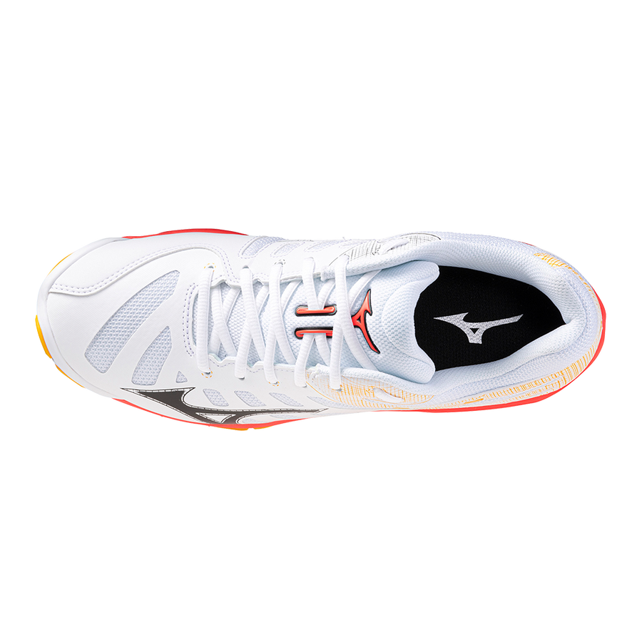 Mizuno WAVE VOLTAGE 2 White/Fiery Coral 2/Citrus
